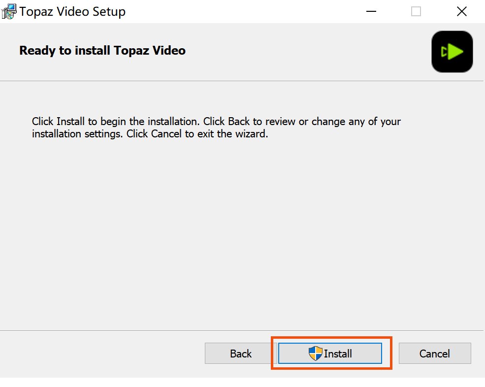 インストールを始める