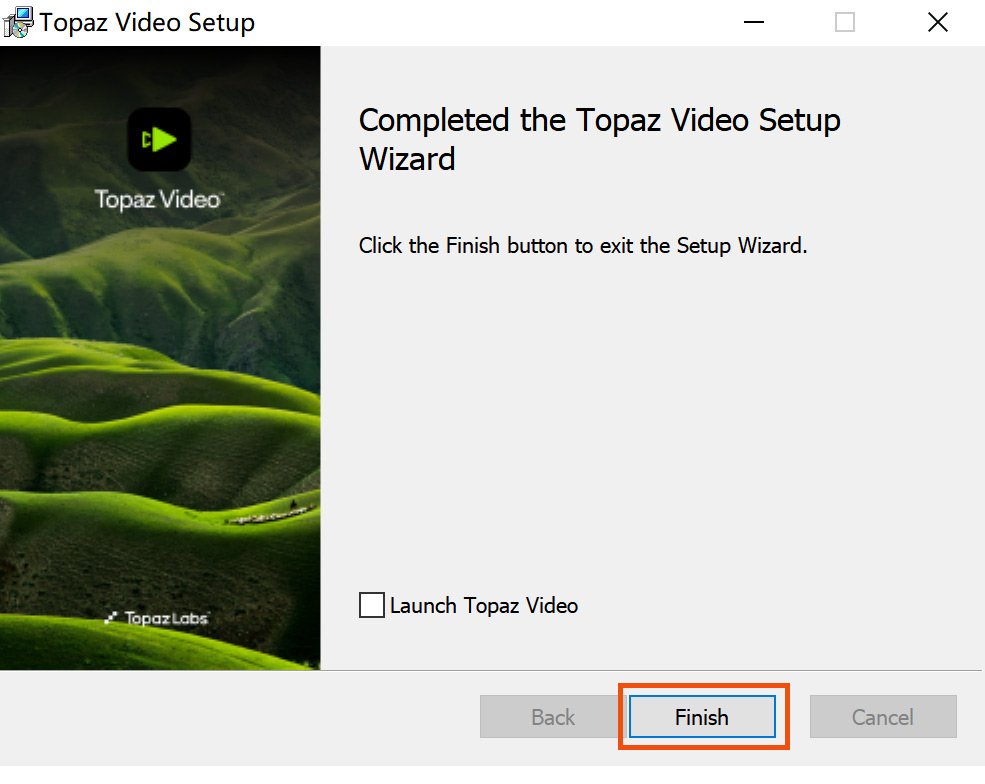 インストールを完了する