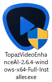 Topaz Video Enhance AIインストーラ