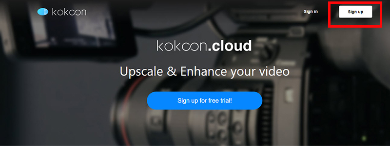 Kokoon.cloudに新規アカウントの作成と登録を完成
