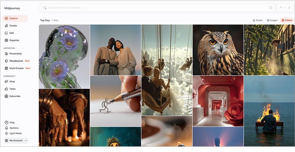 基本的に有料で使えるイラスト・画像生成AIサイト：Midjourney