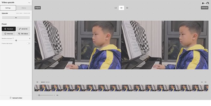 MP4の高画質化におすすめのサイト:Topaz Video Upscale