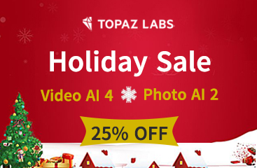 Topaz Labs社のHolidayセール