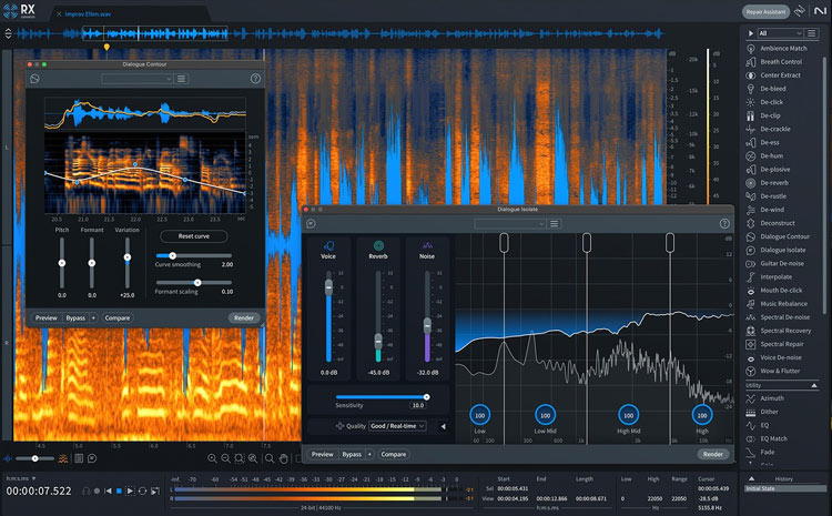 iZotope RXのスクリーンショット