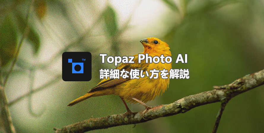 Topaz Photo AIの使い方