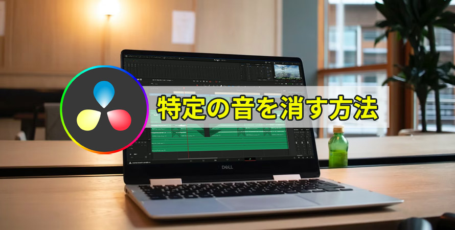 DaVinci Resolveで特定の音を消す方法