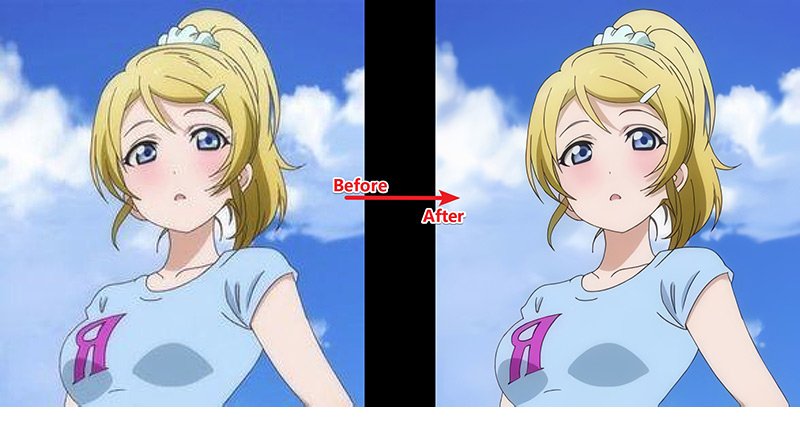 Waifu2x-Extension-GUIを使用した動画高画質化の実例