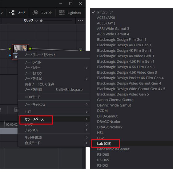 「Lab(CIE)」を選択
