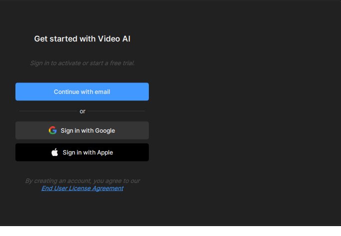 Topaz Video AIに登録する