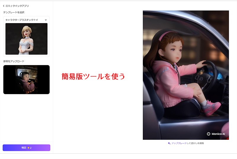 写真からAI画像を生成できるサイト:Monica