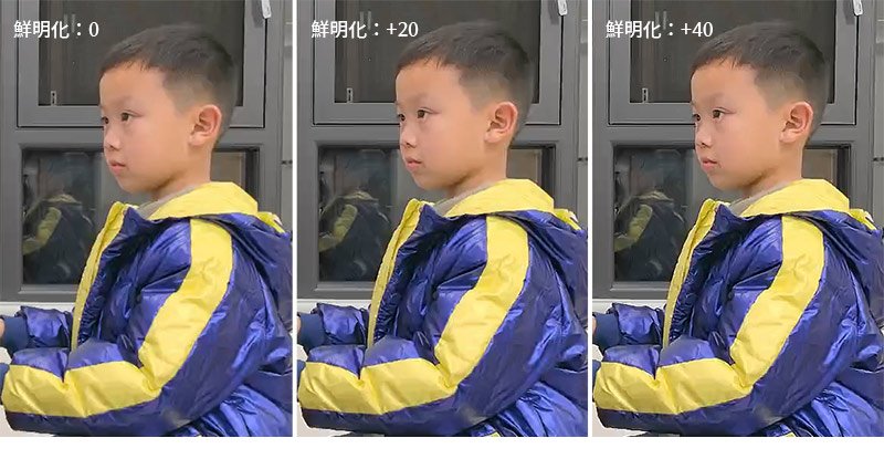 鮮明度を調整