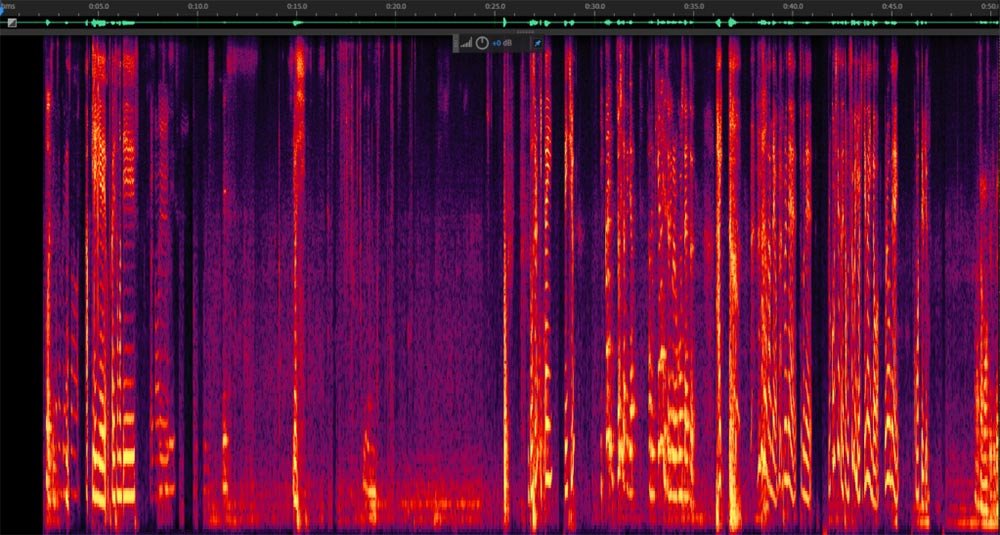 方法3:スペクトラム表示で声を視覚的に分離