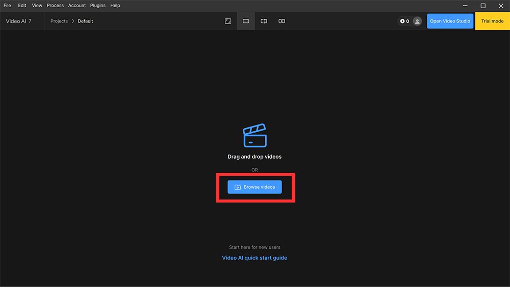 4Kに高画質化したい動画を読み込む