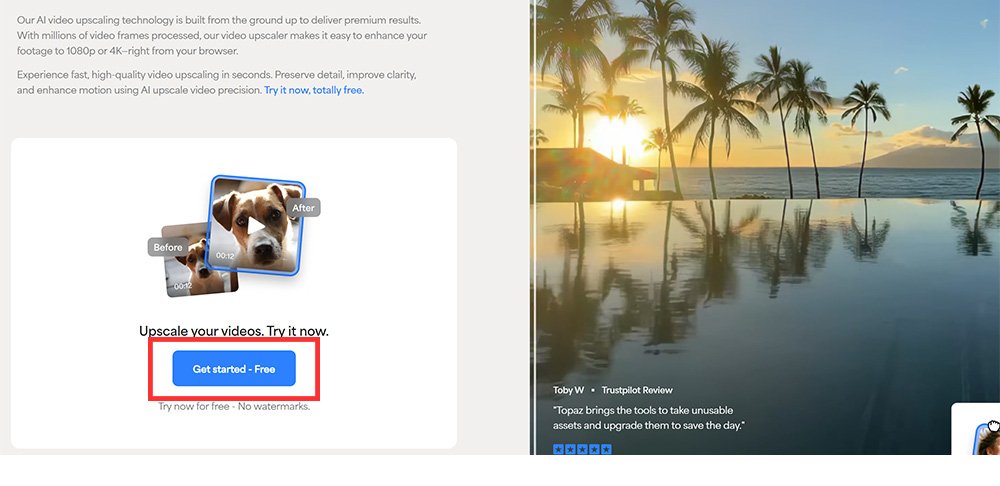 「Get started - Free」をクリック