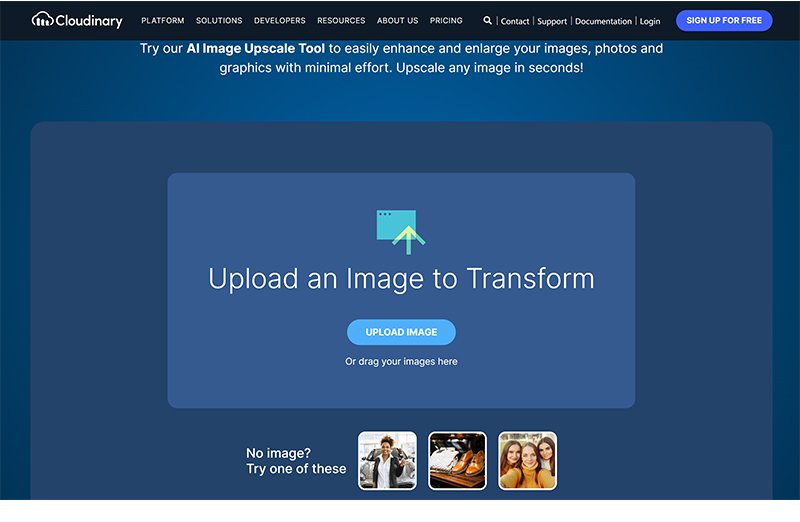 登録不要・無料・ロゴなしの画像鮮明化サイト:Cloudinary