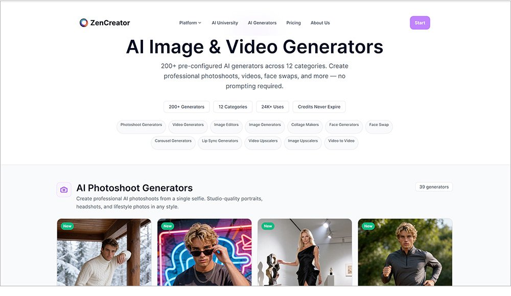 規制なし×ログイン不要でおすすめ画像生成AIツール：ZenCreator