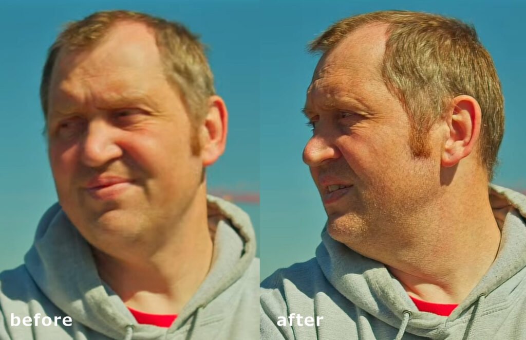 AI UltraSharpenで実際に動画を補正した検証画像